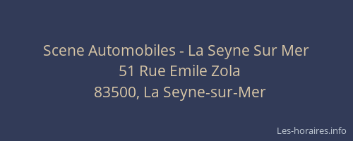Scene Automobiles - La Seyne Sur Mer