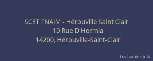 SCET FNAIM - H&eacute;rouville Saint Clair