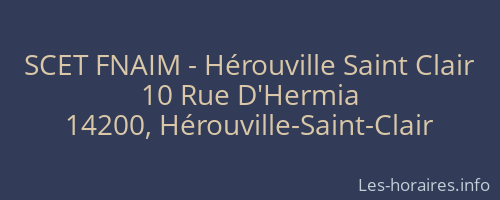 SCET FNAIM - Hérouville Saint Clair