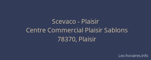 Scevaco - Plaisir