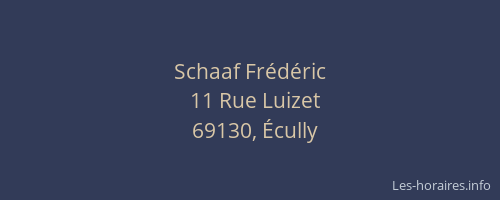 Schaaf Frédéric