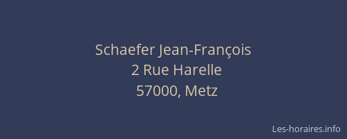 Schaefer Jean-François
