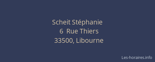 Scheit Stéphanie