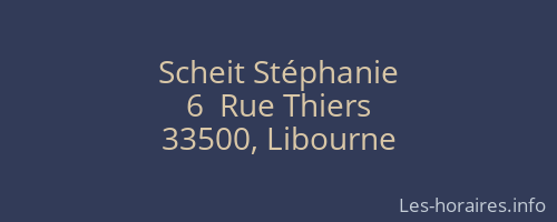 Scheit Stéphanie