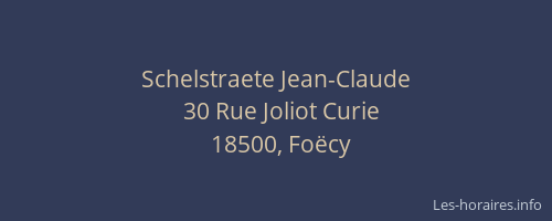 Schelstraete Jean-Claude