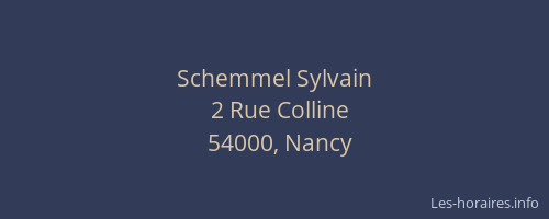 Schemmel Sylvain