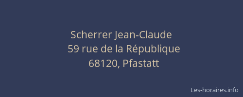 Scherrer Jean-Claude