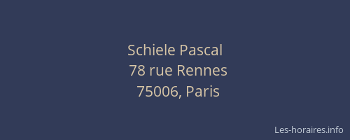 Schiele Pascal