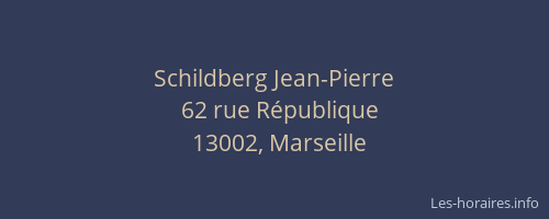 Schildberg Jean-Pierre