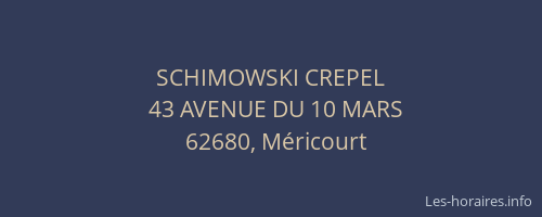 SCHIMOWSKI CREPEL