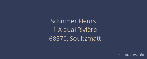 Schirmer Fleurs