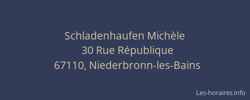 Schladenhaufen Michèle