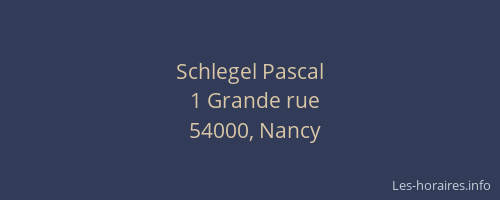 Schlegel Pascal