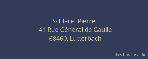 Schleret Pierre