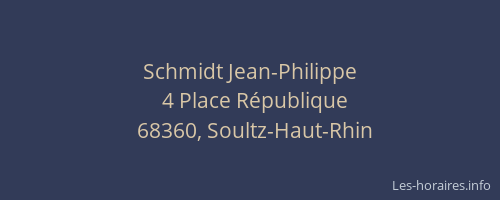 Schmidt Jean-Philippe