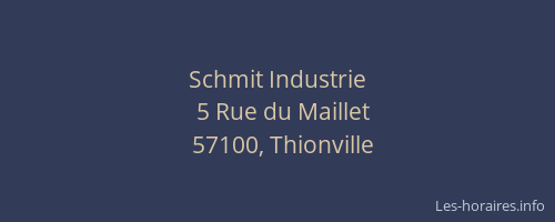 Schmit Industrie