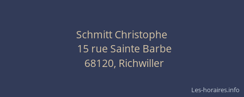Schmitt Christophe