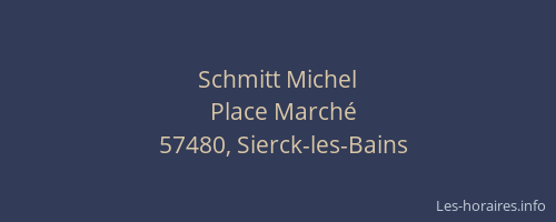 Schmitt Michel