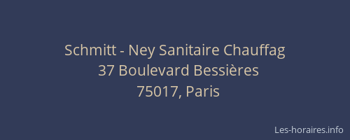 Schmitt - Ney Sanitaire Chauffag