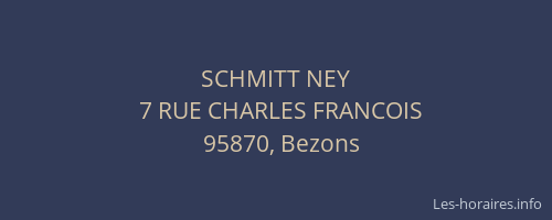 SCHMITT NEY
