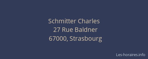 Schmitter Charles