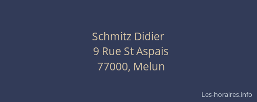 Schmitz Didier