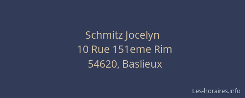Schmitz Jocelyn