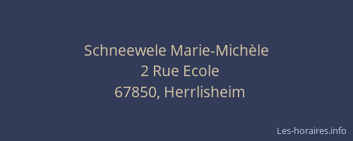 Schneewele Marie-Michèle