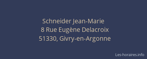 Schneider Jean-Marie