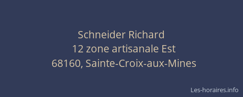 Schneider Richard