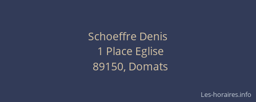 Schoeffre Denis