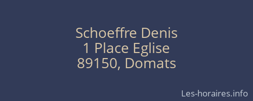 Schoeffre Denis