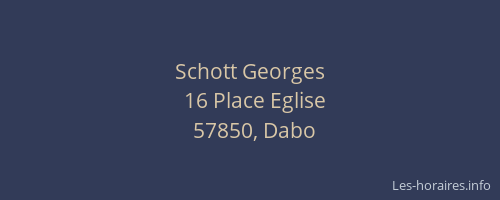 Schott Georges