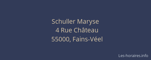 Schuller Maryse