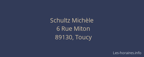 Schultz Michèle