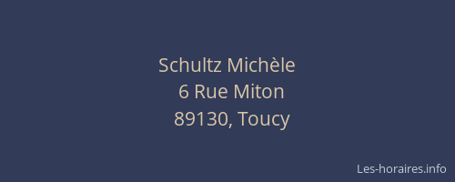 Schultz Mich&egrave;le