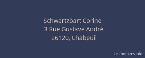 Schwartzbart Corine