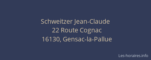 Schweitzer Jean-Claude