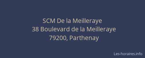 SCM De la Meilleraye