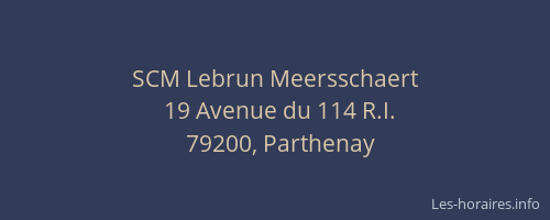 SCM Lebrun Meersschaert