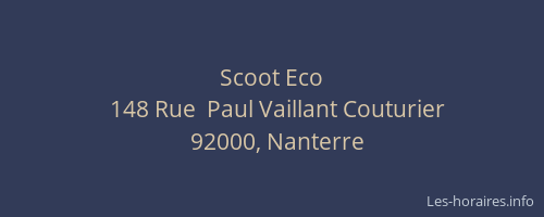 Scoot Eco