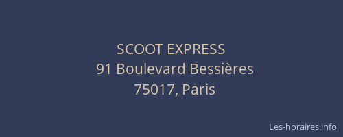SCOOT EXPRESS