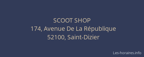 SCOOT SHOP
