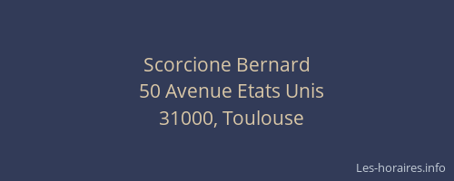 Scorcione Bernard