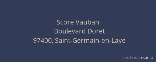 Score Vauban