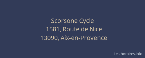 Scorsone Cycle