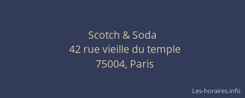 Scotch & Soda