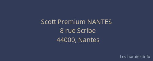 Scott Premium NANTES
