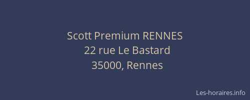 Scott Premium RENNES