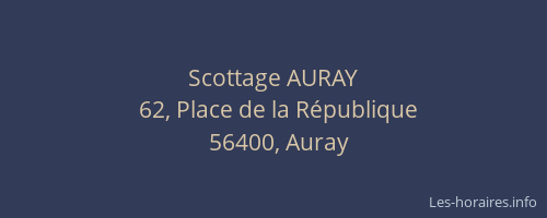 Scottage AURAY